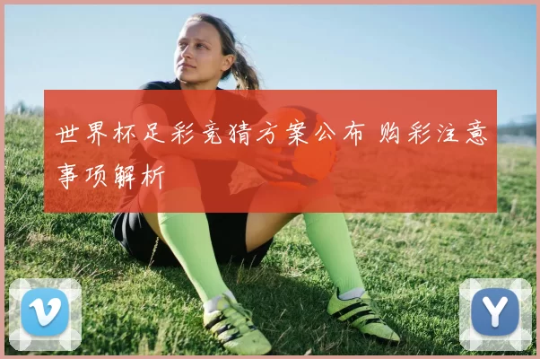 世界杯足彩竞猜方案公布 购彩注意事项解析